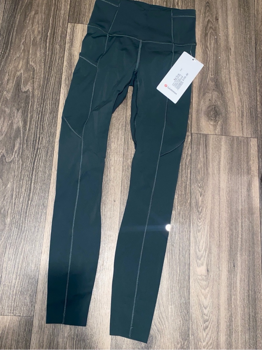 lululemon athletica Dark Green High-Waist Leggings